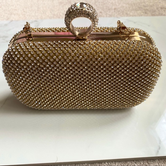 Bedazzled mini clutch purse - Picture 2 of 4
